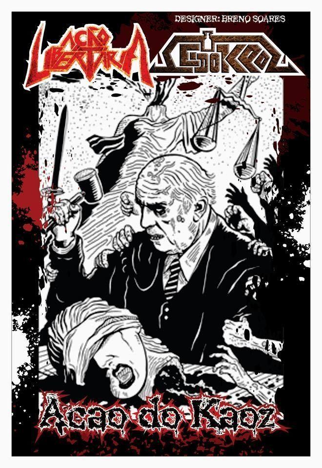 Portada de Álbum "Ação do Kaoz (Split)", de Ação Libertária