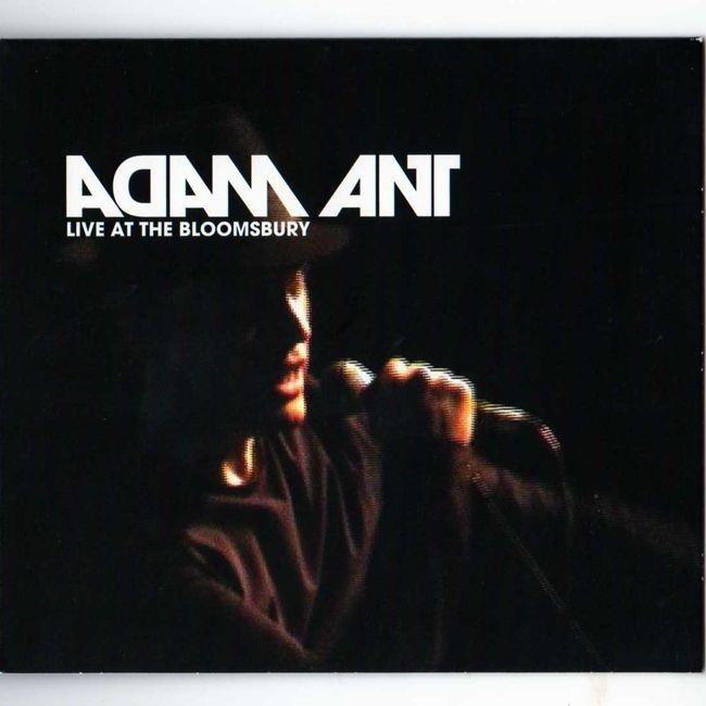 Portada de Álbum "Live At The Bloomsbury", de Adam Ant