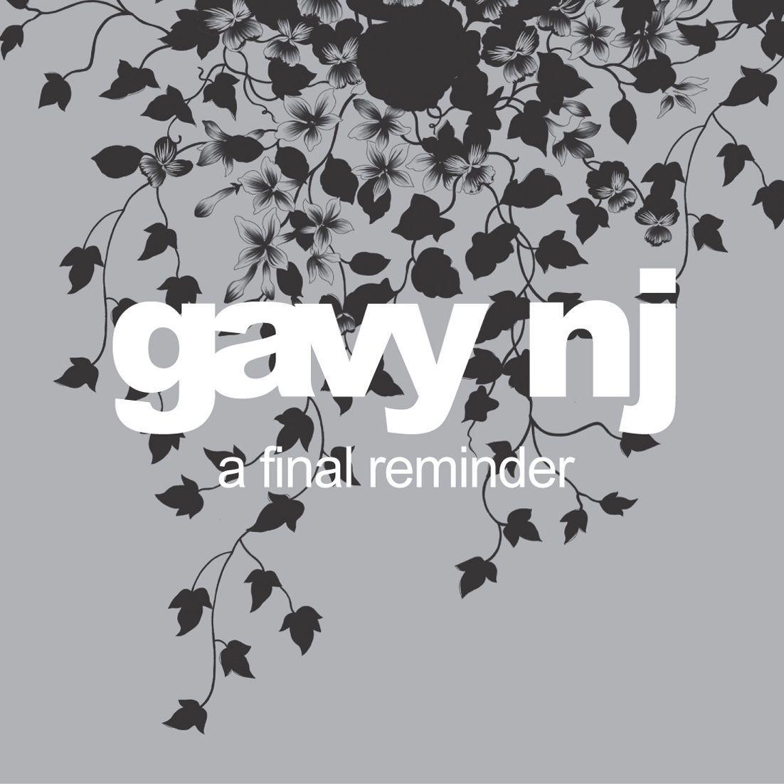 Portada de Álbum "A Final Reminder", de Gavy NJ