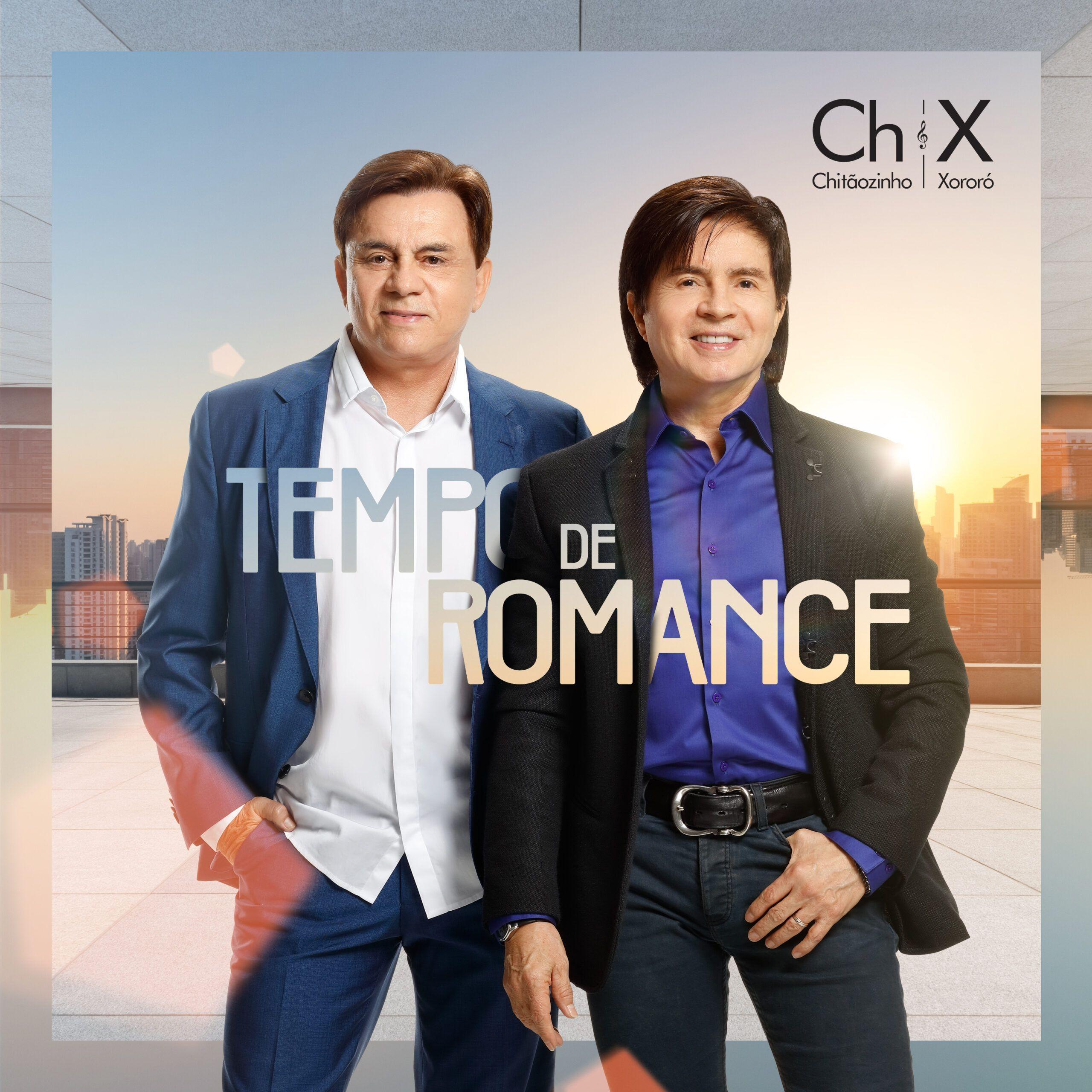 Portada del álbum "Tempo de Romance", de Chitãozinho & Xororó