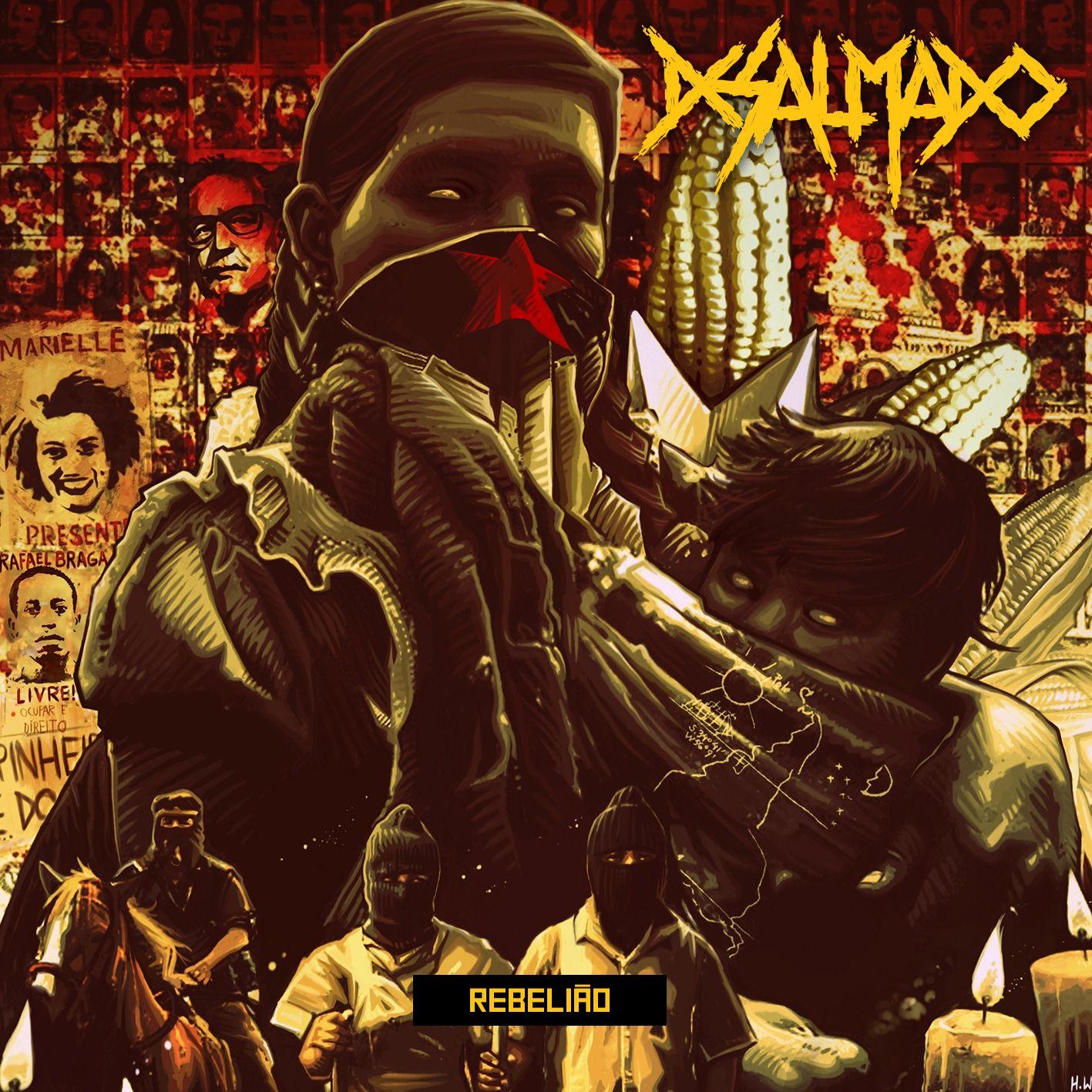 Capa do Single/EP "Rebelião", de Desalmado