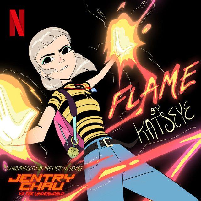 Capa do Single/EP "Flame (from the Netflix Series "Jentry Chau vs the Underworld")", de KATSEYE