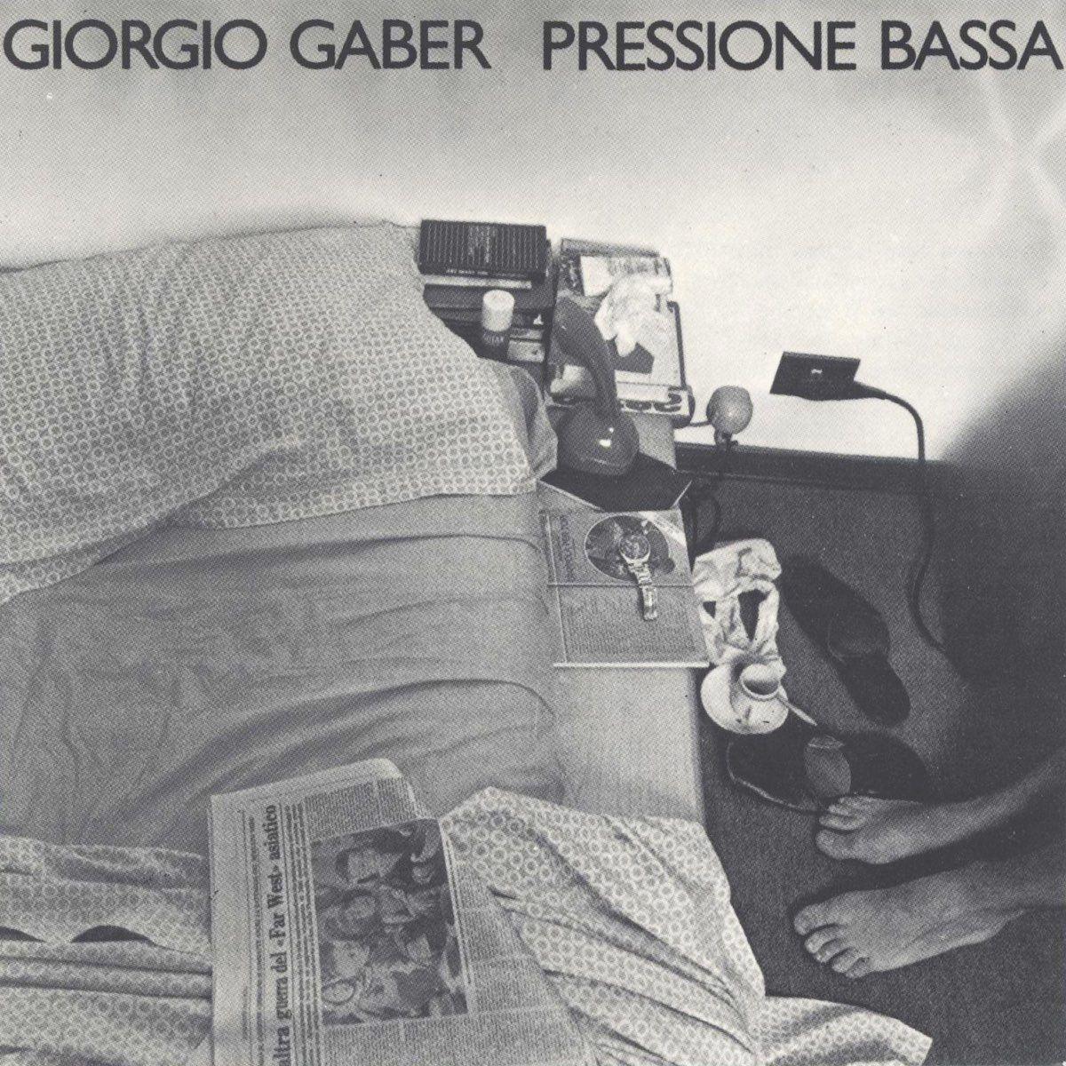 Capa do álbum "Pressione Bassa", de Giorgio Gaber