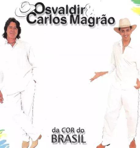 Album cover of "Da Cor do Brasil" by Oswaldir e Carlos Magrão