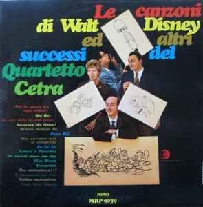 Portada de Álbum "Le Canzoni Di Walt Disney E Altri Successi Del Quartetto Cetra", de Quartetto Cetra