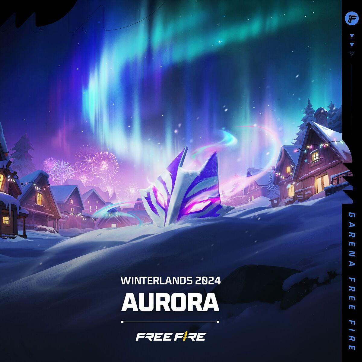 Portada de Sencillo/EP "Aurora (Winterlands 2024)", de Garena Free Fire