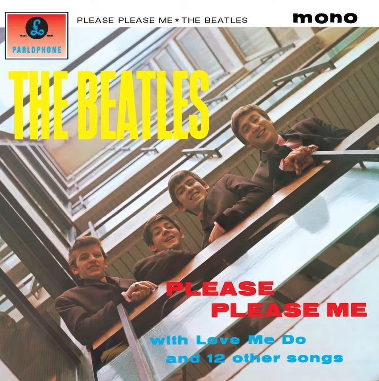 Portada del álbum "Please Please Me", de The Beatles