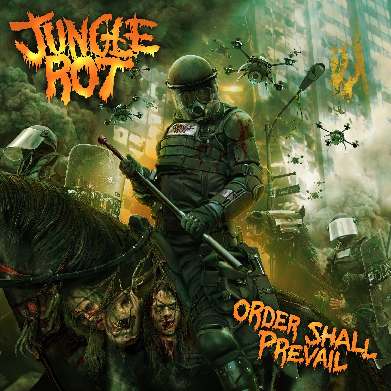 Capa do Álbum "Order Shall Prevail", de Jungle Rot