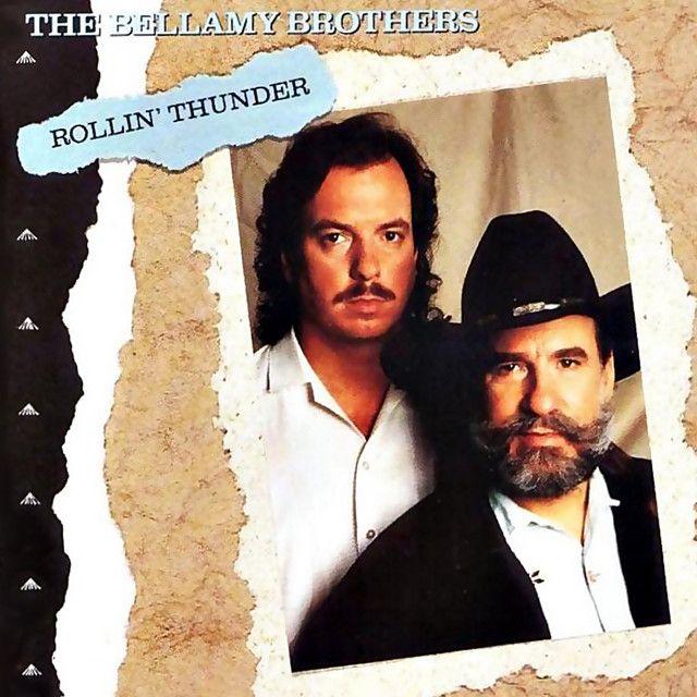 Portada del álbum "Rollin' Thunder", de Bellamy Brothers