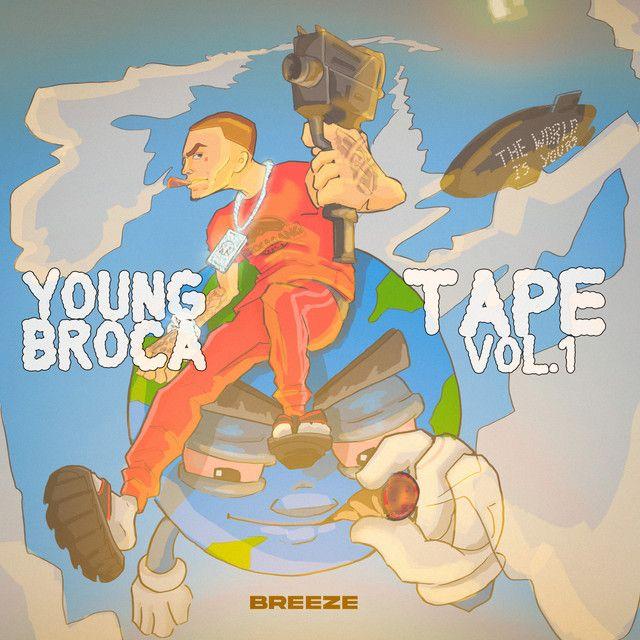 Capa do álbum "Mixtape Young Broca Tape, Vol. 1", de Brocasito
