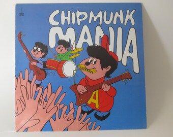 Album cover of "Chipmunk Mania" by The Chipmunks