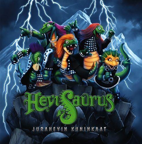 Portada de Álbum "Jurahevin Kuninkaat", de Hevisaurus