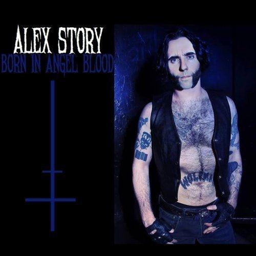 Portada de Álbum "Born in Angel Blood", de Alex Story