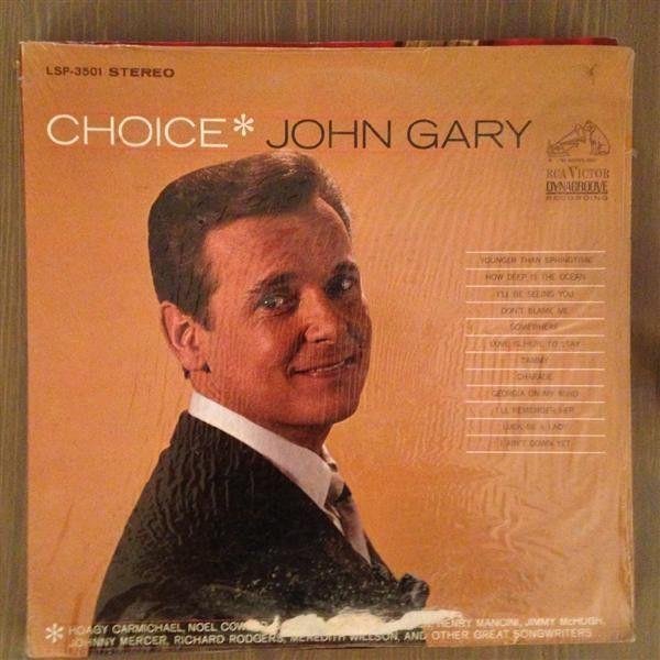 Portada de Álbum "Choice", de John Gary