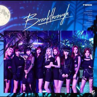 Portada del álbum "Breakthrough", de TWICE