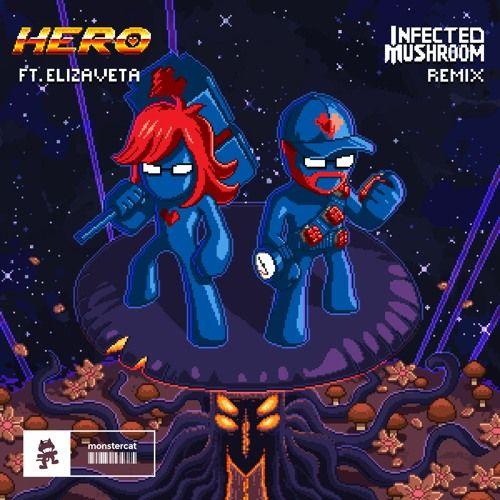 Portada de Sencillo/EP "Hero (Infected Mushroom Remix)", de Infected Mushroom