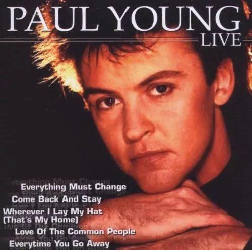 Portada de Álbum "Live", de Paul Young