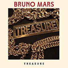 Capa do álbum "Treasure", de Bruno Mars