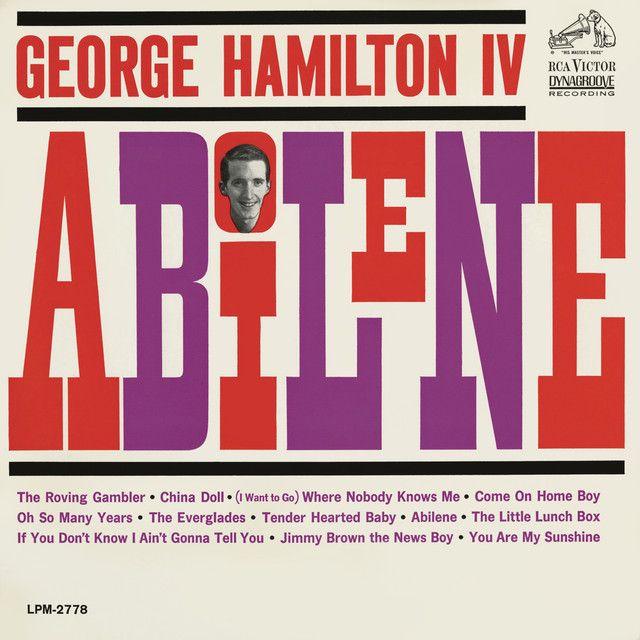 Portada de Álbum "Abilene", de George Hamilton IV