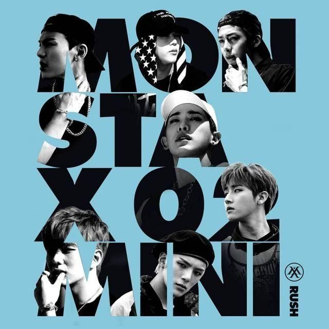 Capa do álbum "Rush", de MONSTA X