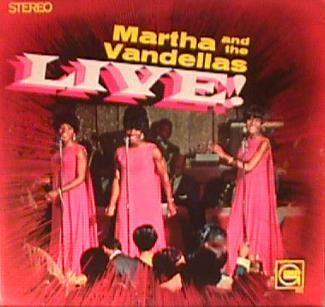 Portada de Álbum "Live!", de Martha Reeves & The Vandellas