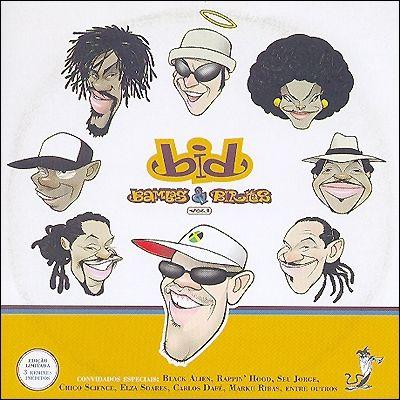 Capa do Álbum "Sambas e Biritas + Single", de Bid