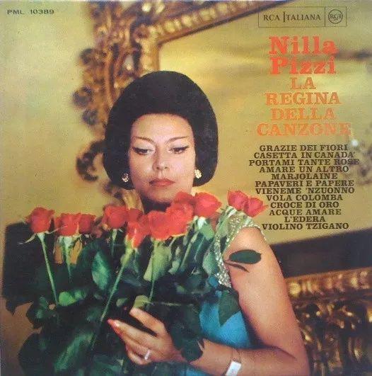 Capa do Álbum "La Regina Della Canzone", de Nilla Pizzi