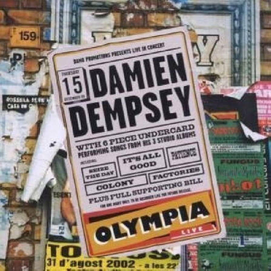 Portada de Álbum "Live At The Olympia", de Damien Dempsey