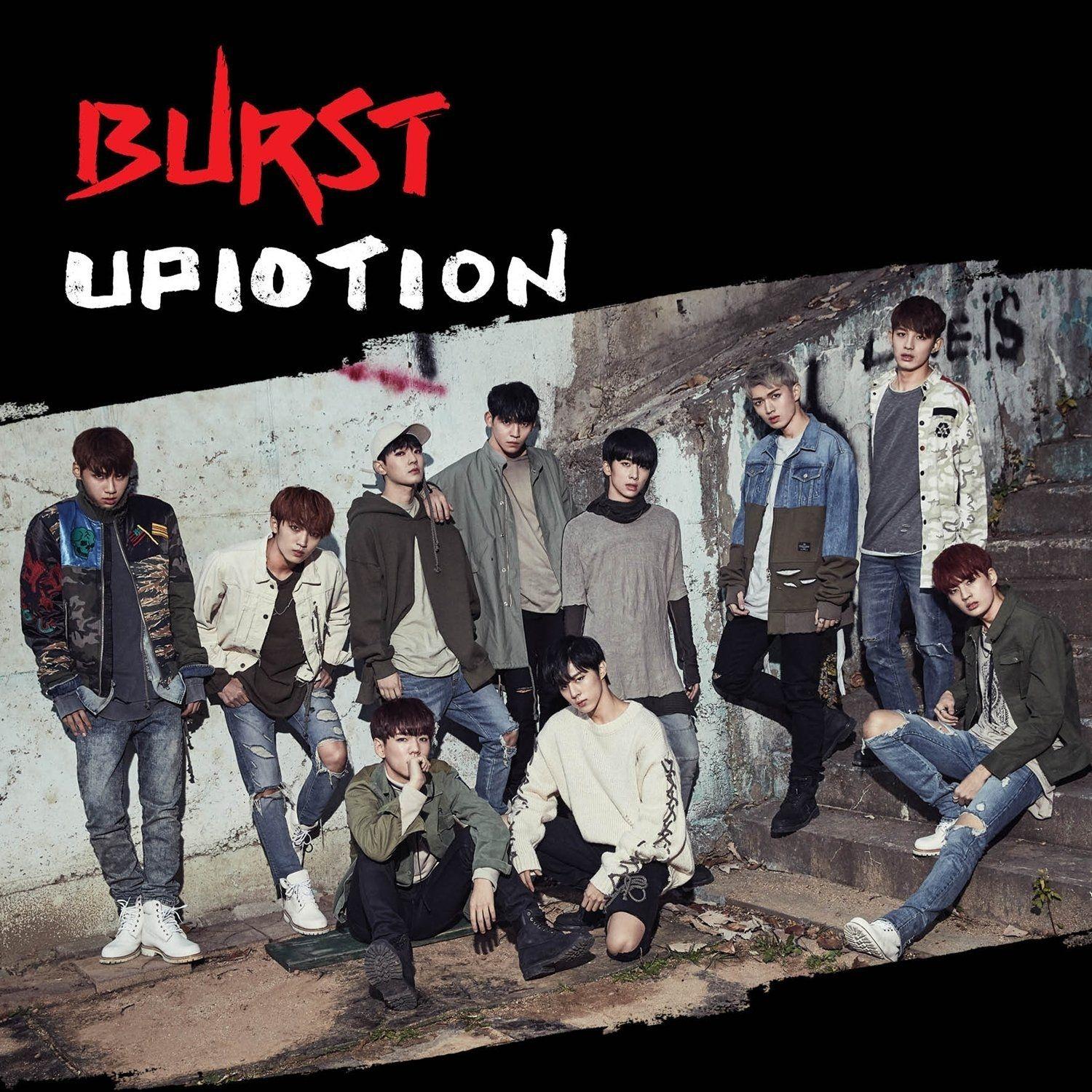 Capa do Álbum "Burst", de UP10TION
