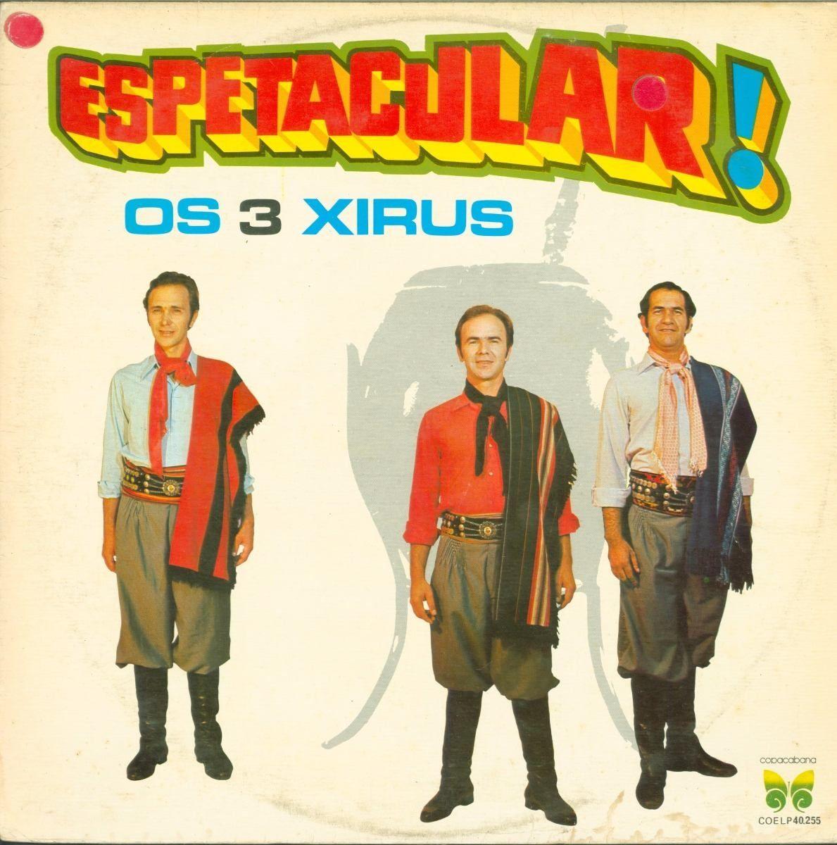 Capa do álbum "Espetacular", de Os 3 Xirus