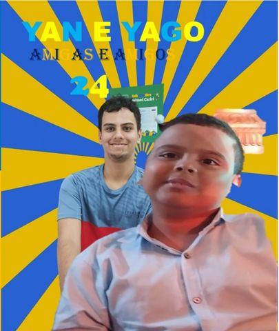 Capa do Álbum "Yan e Yago Só Para Baixinhos 24 - Amigos e Amigas", de Yan e Yago