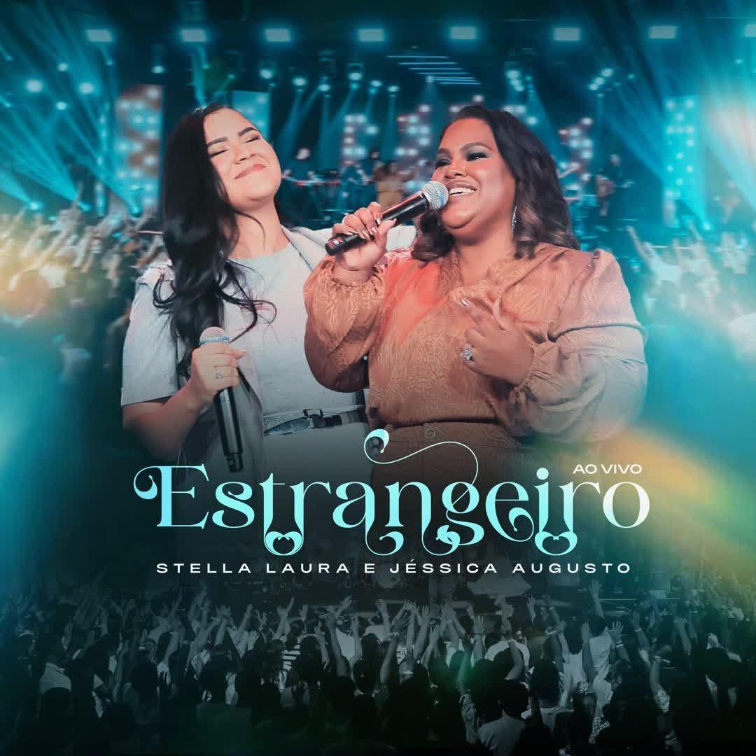 Capa do álbum "Estrangeiro (part. Stella Laura)", de Jéssica Augusto