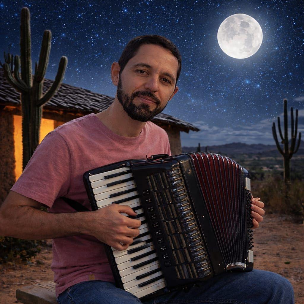 Capa do Álbum "O poeta e Deus", de Ediglê Poeta