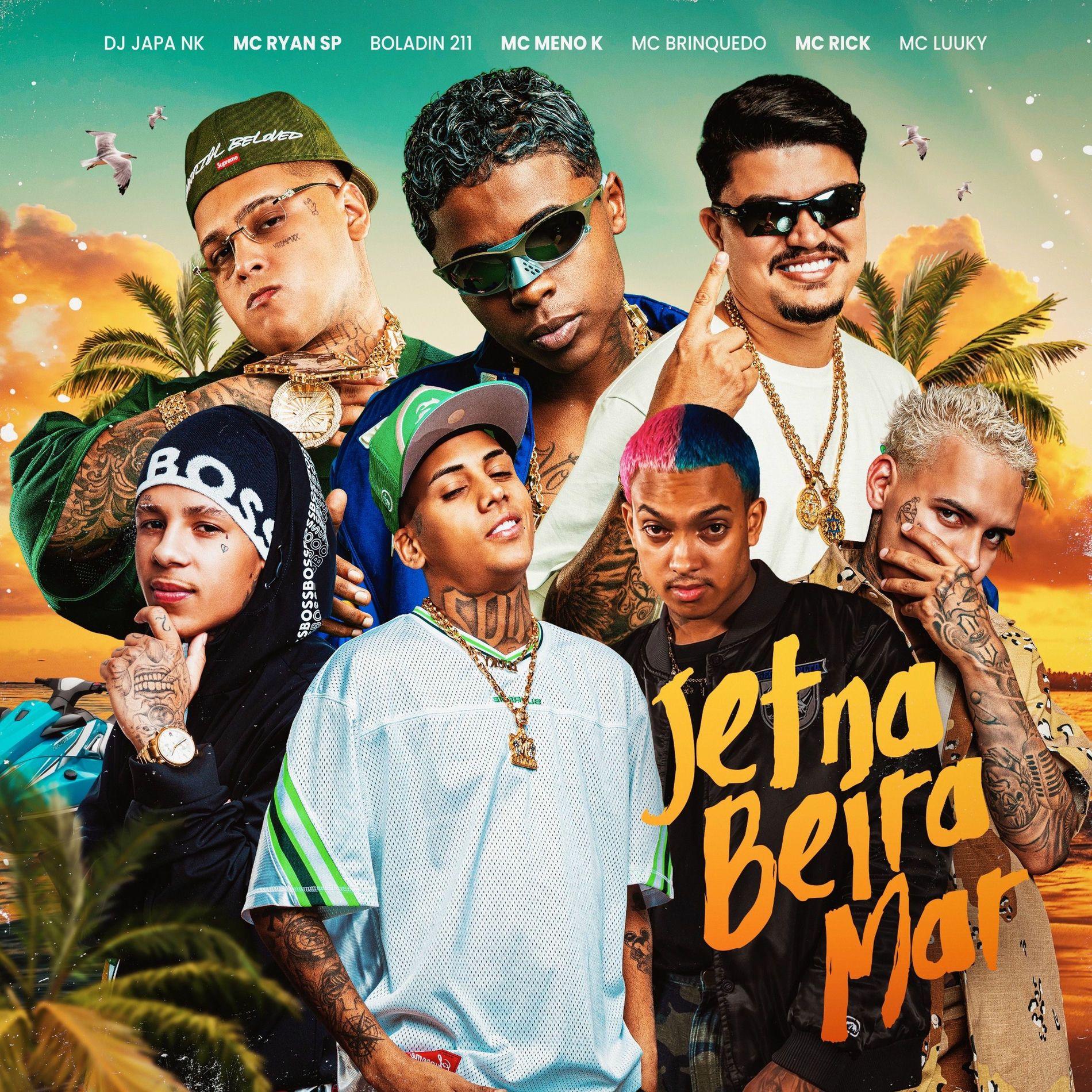 Capa do Single/EP "Jet Na Beira Mar", de MC Meno K