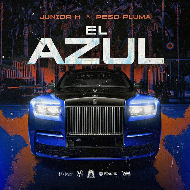 Portada de Sencillo/EP "EL AZUL", de Junior H