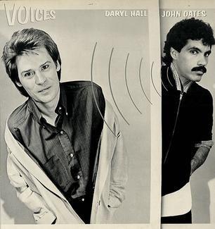 Portada del álbum "Voices", de Daryl Hall & John Oates