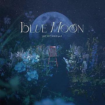Portada de Sencillo/EP "BLUE MOON", de JAY (iKON)