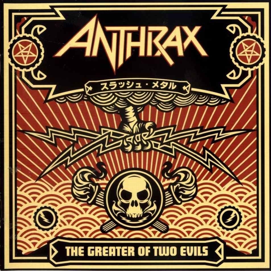 Capa do Álbum "The Greater of Two Evils (Compilation)", de Anthrax
