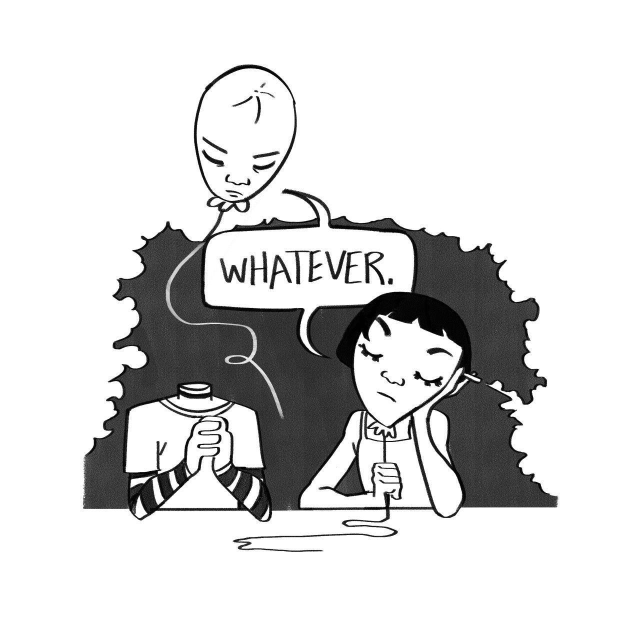 Capa do Álbum "whatever. ", de Rammuz