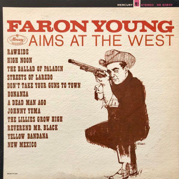 Capa do Álbum "Aims At The West", de Faron Young