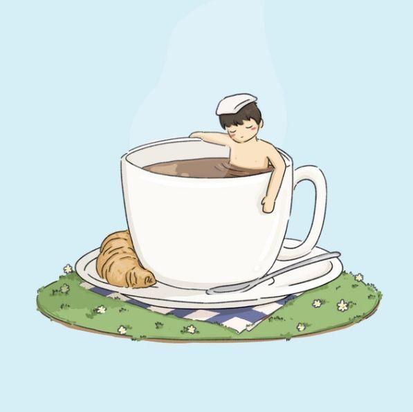 Capa do Single/EP "Morning Coffe (bubble ver.) (feat. Nalba & Luxid)", de Chevy