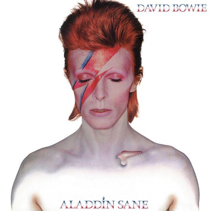 Portada del álbum "Aladdin Sane", de David Bowie