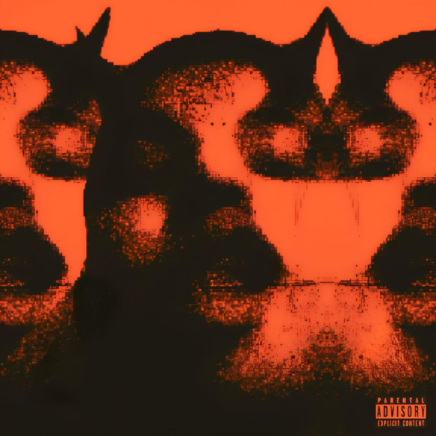 Capa do álbum "RED HORNS ", de Jackie Black