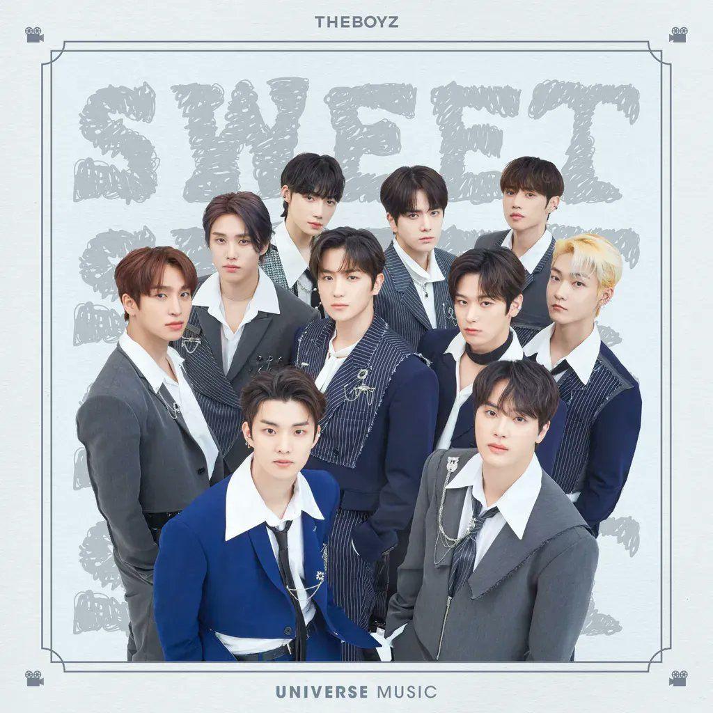 Portada del álbum "Sweet ", de THE BOYZ