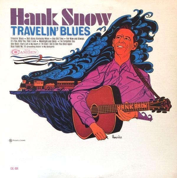 Capa do álbum "Travelin' Blues", de Hank Snow