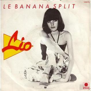 Portada del álbum "Le Banana Split", de Lio