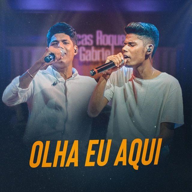 Capa do álbum "Olha Eu Aqui", de Lucas Roque e Gabriel