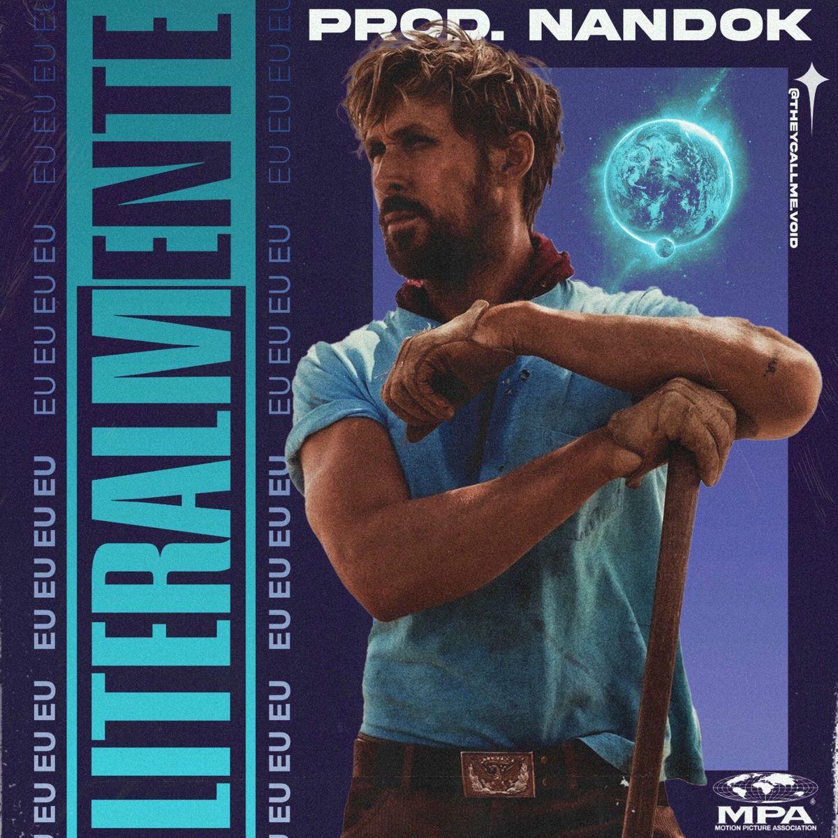 Capa do Single/EP "Literalmente Eu (part. Gabb.m4a)", de NandoK