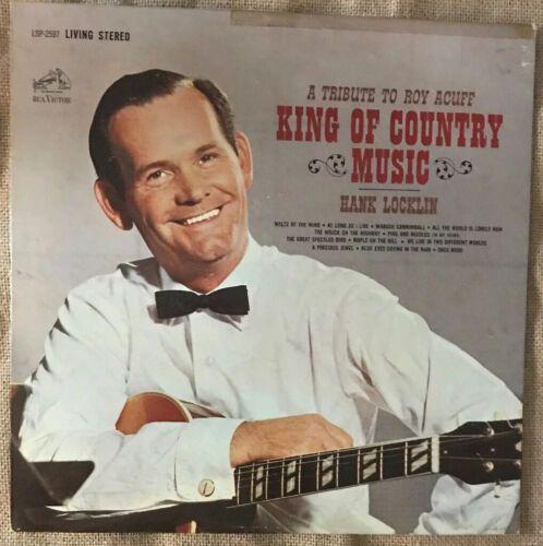 Portada de Álbum "A Tribute To Roy Acuff: King Of Country Music", de Hank Locklin