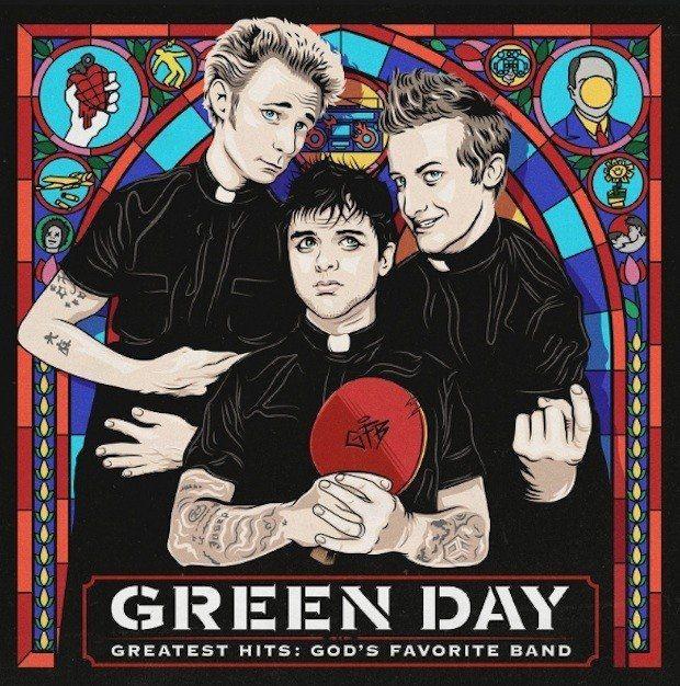 Portada de Álbum "Greatest Hits: God's Favorite Band", de Green Day